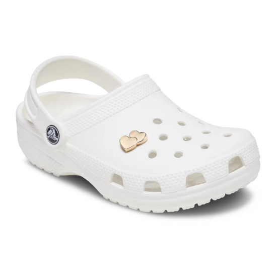Crocs Jibbitz™ charms Gold Double Heart